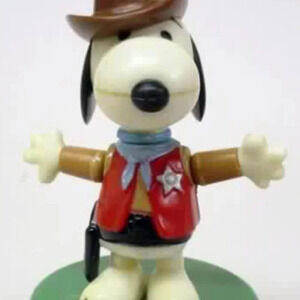 Vintage Peanuts Snoopy Push Puppet